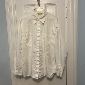 Eddie Bauer XL Tall white shirt